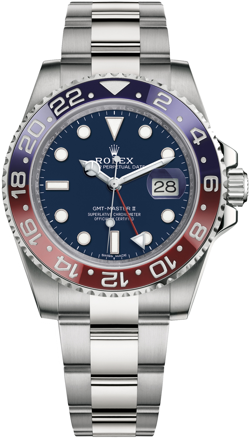 116719BLRO Blue Rolex GMT Master II 