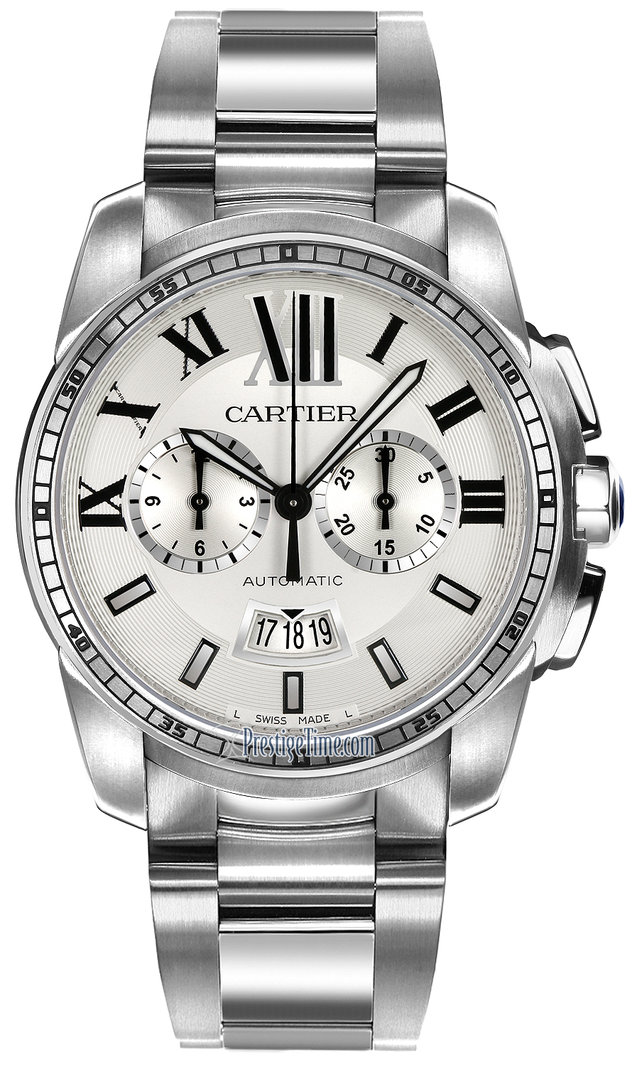 W7100045 Cartier Calibre de Cartier Chronograph Mens Watch