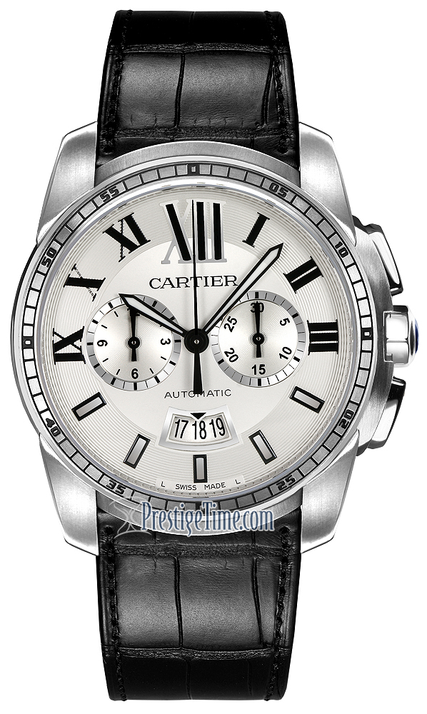 calibre de cartier chronograph watch price