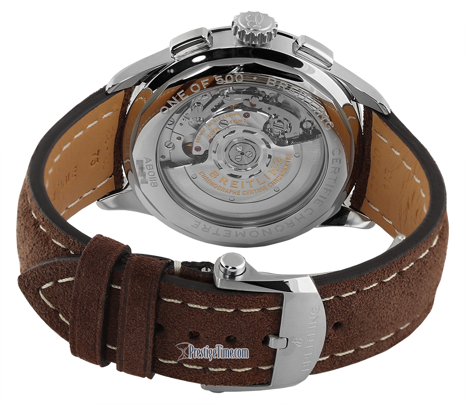 ab0118a31b1x2 Breitling Premier B01 Chronograph 42 Mens Watch