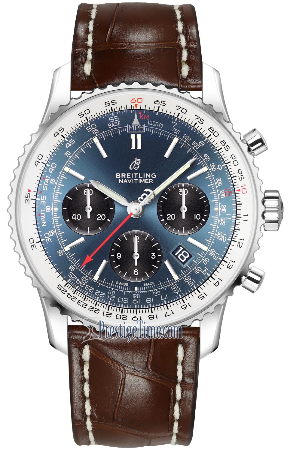 ab0121211c1p2 Breitling Navitimer 1 B01 Chronograph 43 Mens Watch