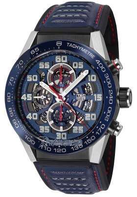 heuer carrera tag bull racing 45mm skeleton caliber