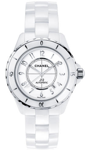 Chanel J12 Black Ceramic Automatic Midsize Unisex Watch H0685