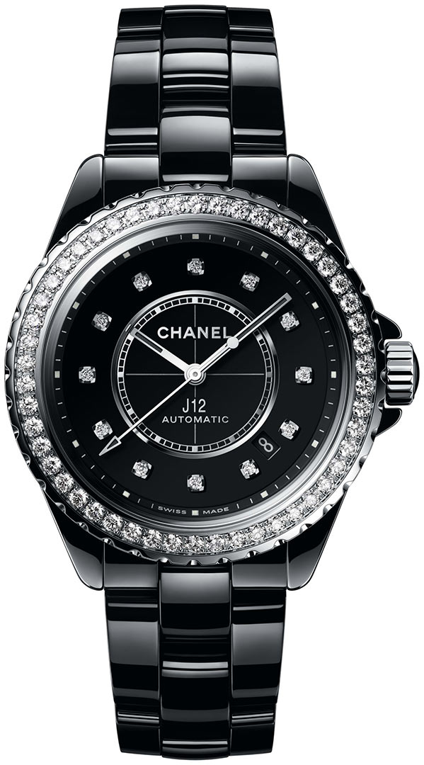 chanel watch with diamonds