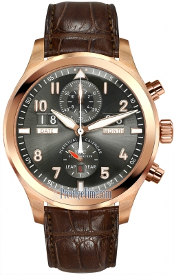 IWC Pilot's Watch Spitfire Perpetual Calendar Digital  Date Month iw379103