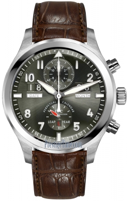 IWC Pilot's Watch Spitfire Perpetual Calendar Digital  Date Month iw379107