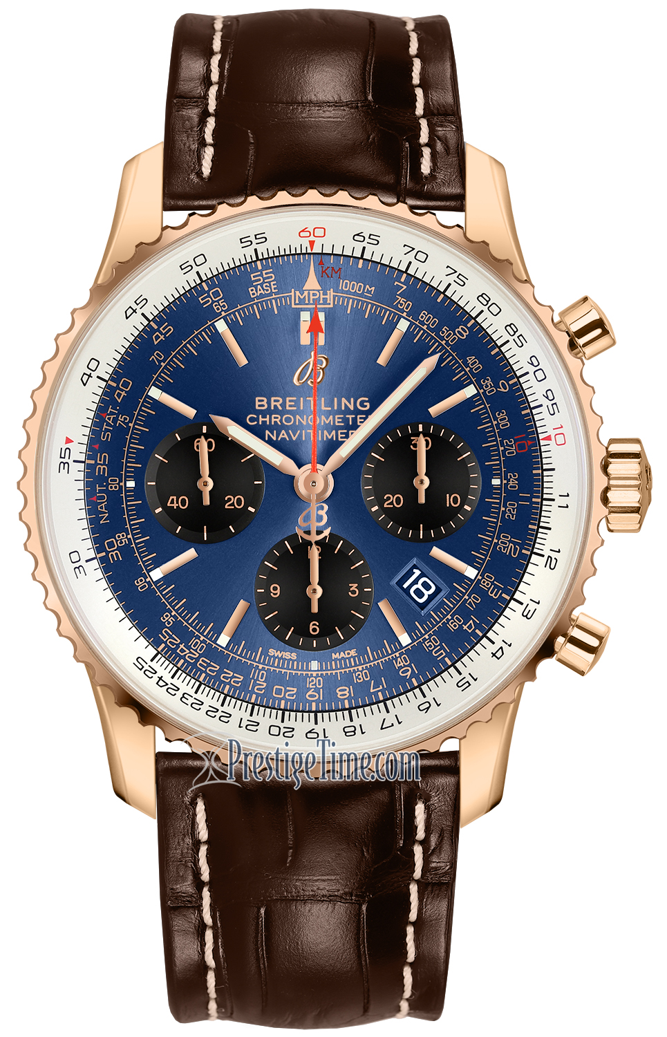 rb0121211c1p2 Breitling Navitimer 1 B01 Chronograph 43 Mens Watch