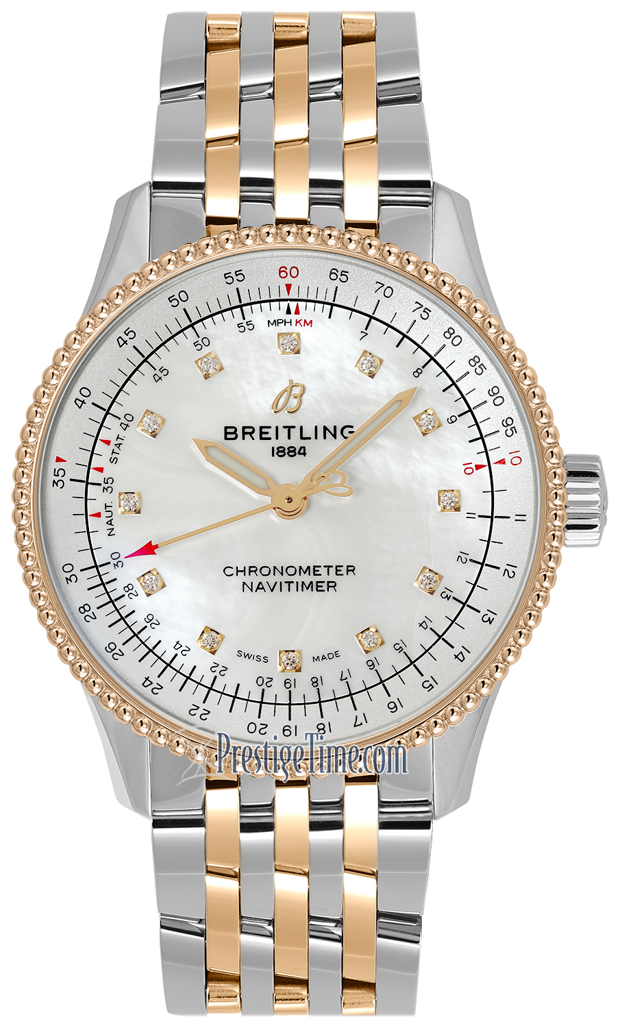 u17395211a1u1 Breitling Navitimer Automatic 35 Ladies Watch 