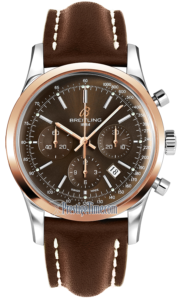 Breitling Transocean Chronograph Watch [UB015212, Q594, 437X