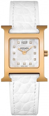 Hermes H Hour Quartz 21mm w053353ww00
