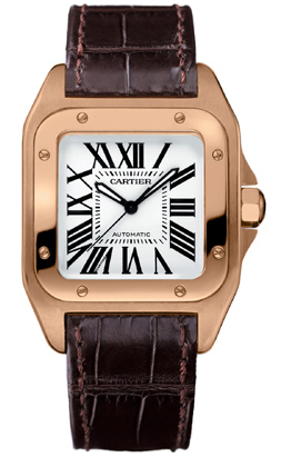 w20108y1 Cartier Santos 100 Medium Watch