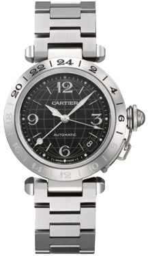W31079m7 Cartier Pasha Gmt Medium Watch