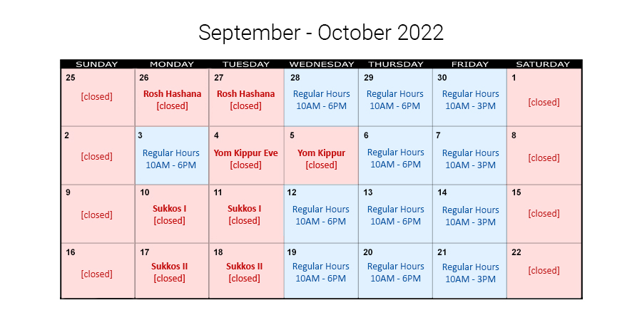 Calendar for September October 2022