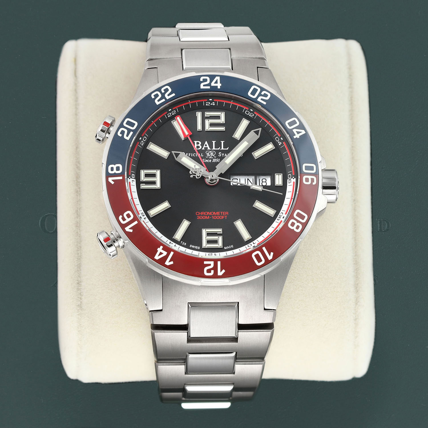 Ball Watch Roadmaster Marine GMT 42mm DG3222A-S1CJ-BK