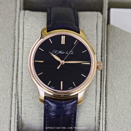 Pre-owned H. Moser & Cie. Endeavor Central Seconds Monard 343.505-017