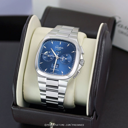 Pre-owned Glashutte Original Seventies Chronograph Panorama Date 1-37-02-03-02-70