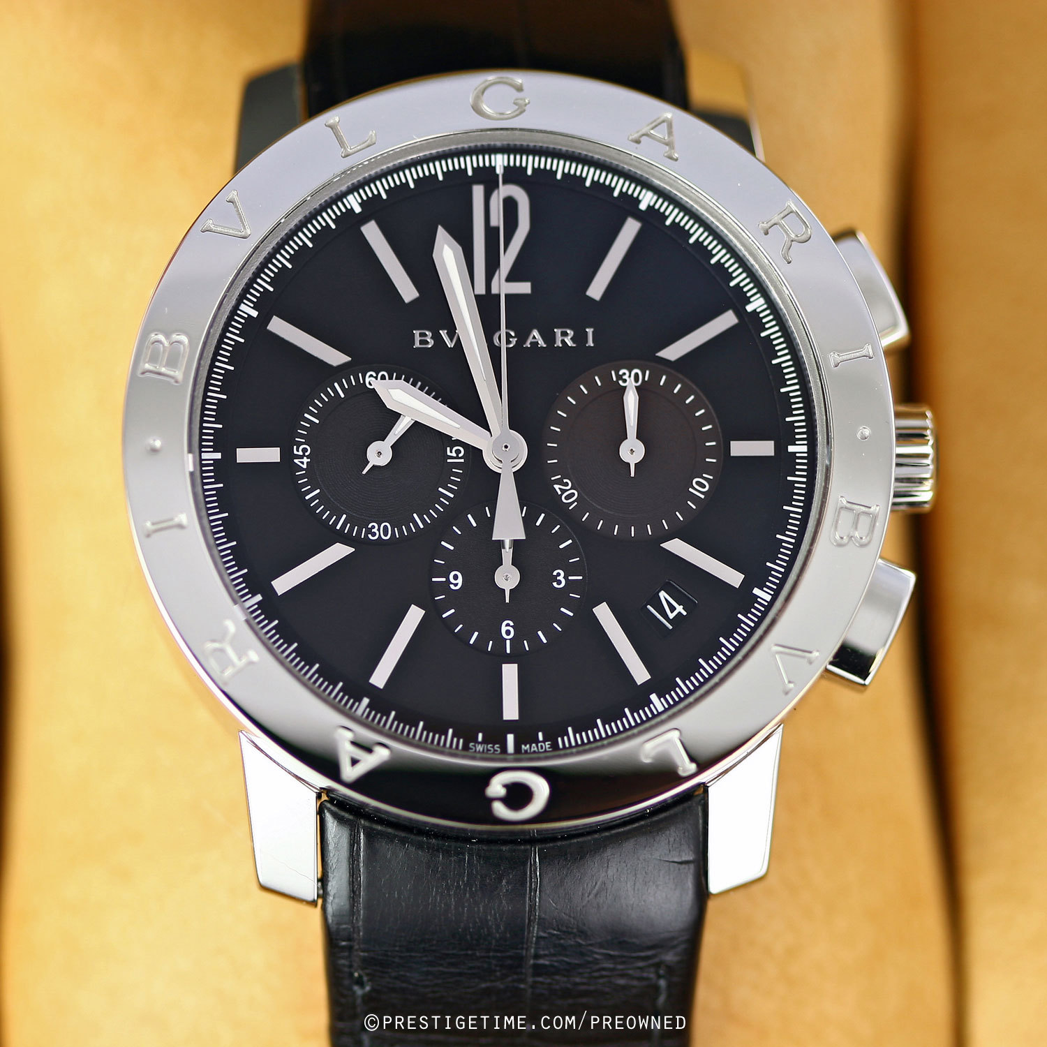 Pre-owned Bulgari BVLGARI BVLGARI Chronograph 41mm 