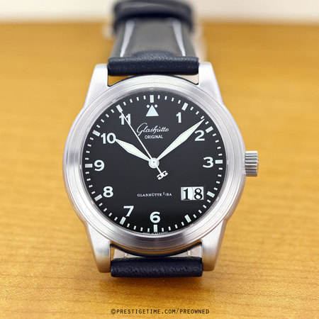 Pre-owned Glashutte Original Senator Navigator Panorama Date 39-42-07-12-04