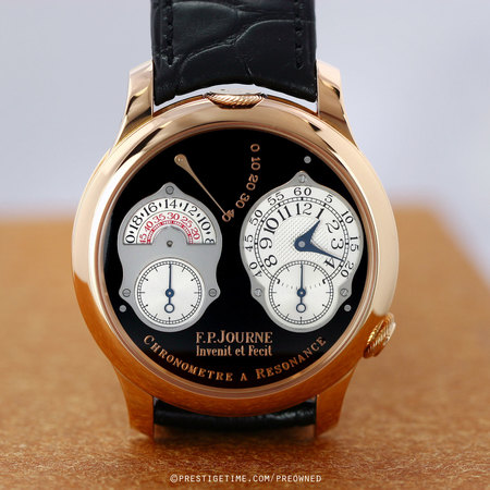 Pre-owned FP Journe Chronometre Resonance Boutique Edition FPJ CR RG BL