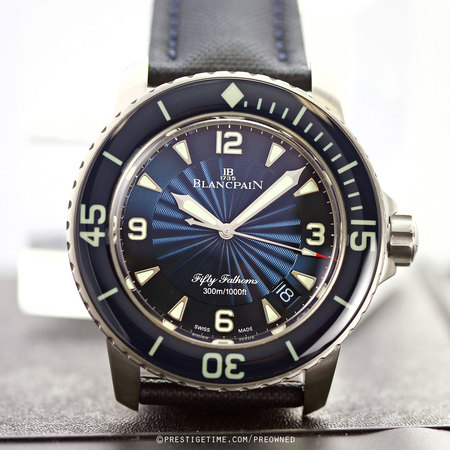 Pre-owned Blancpain Fifty Fathoms Automatic 5015d-1140-52b