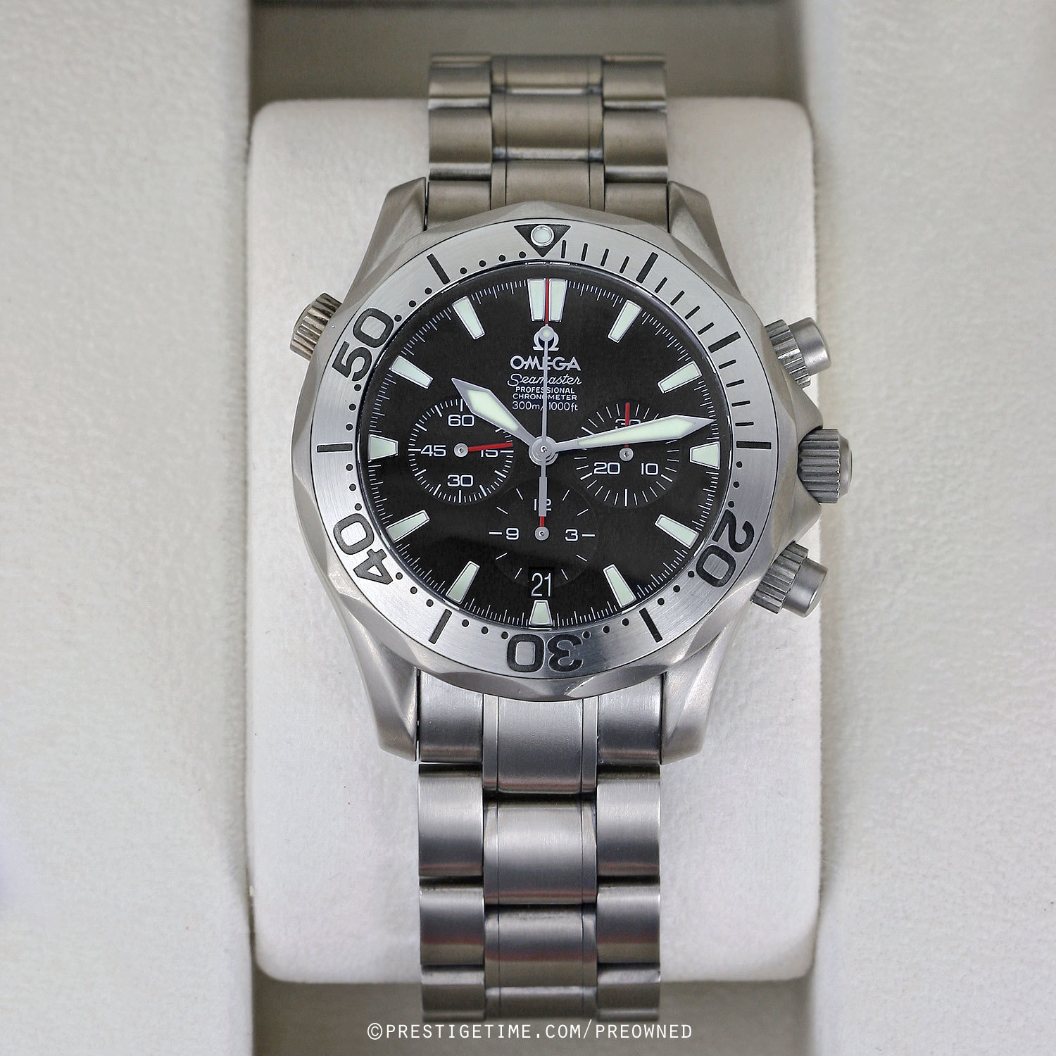 Pre-owned Omega Seamaster 300m 