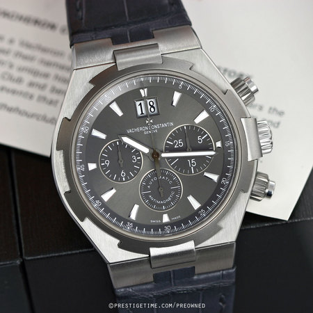 Pre-owned Vacheron Constantin Overseas Chronograph 42mm 49150/000w-9501