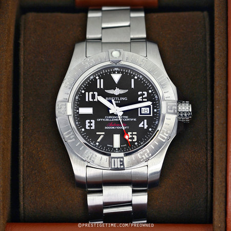 Pre-owned Breitling Avenger II Seawolf a1733110/f563/169a