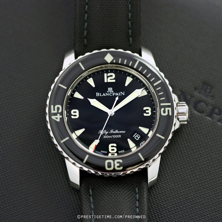 Pre-owned Blancpain Fifty Fathoms Automatic 5015-1130-52b