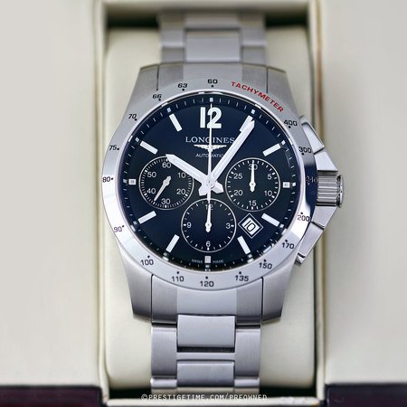 Pre-owned Longines Conquest Automatic Chronograph L2.743.4.56.6