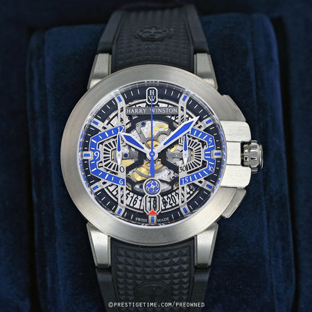 Pre-owned Harry Winston Project Z9 Chronograph OCEACH44ZZ004