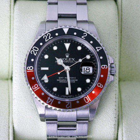 Pre-owned Rolex GMT Master II 16710T 