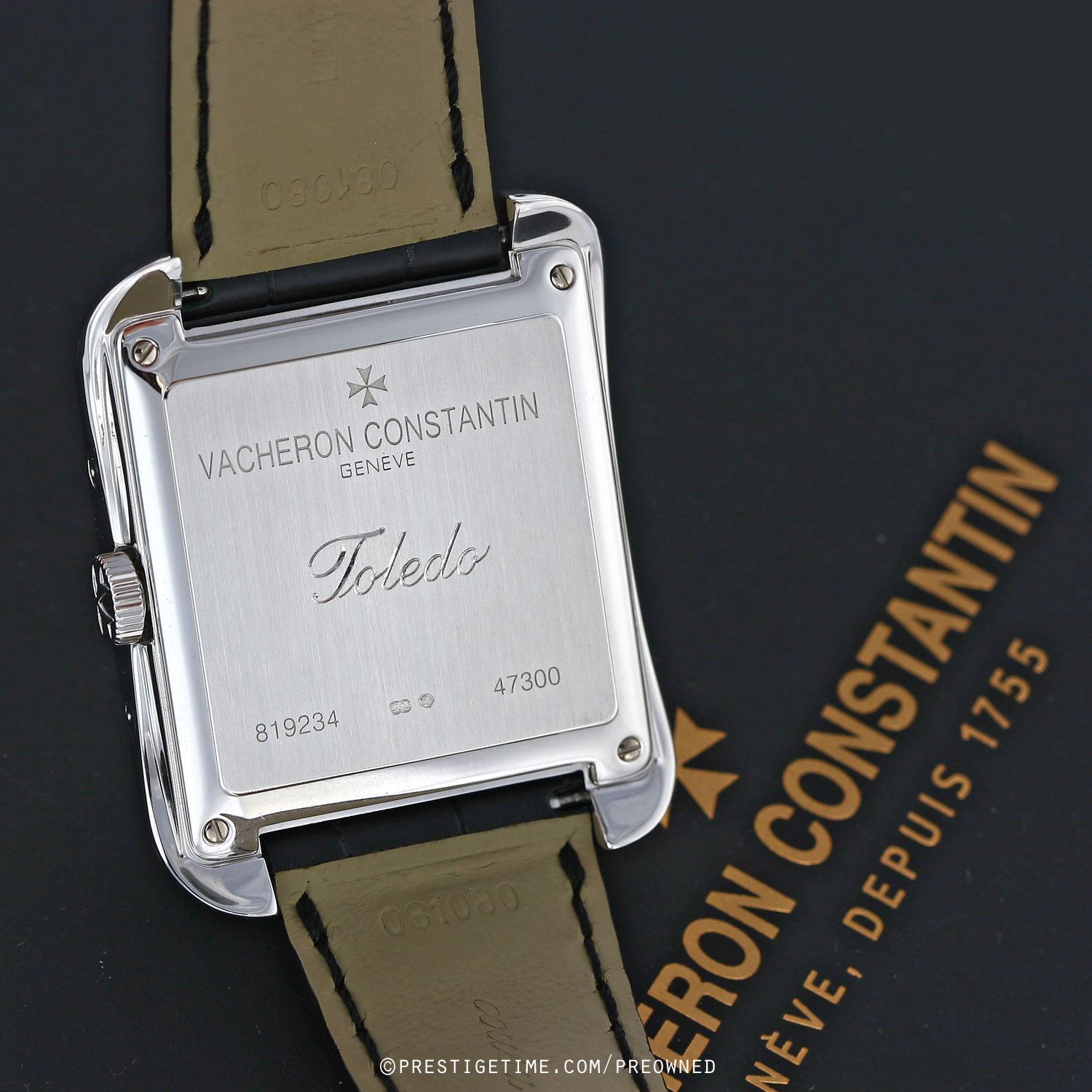 Pre-owned Vacheron Constantin Toledo 1952 Triple Date Moonphase