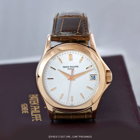 Pre-owned Patek Philippe Calatrava Automatic 5107r-001