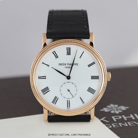 Pre-owned Patek Philippe Calatrava 5116r-001