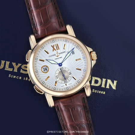 Pre-owned Ulysse Nardin GMT Big Date 42mm 246-55/31