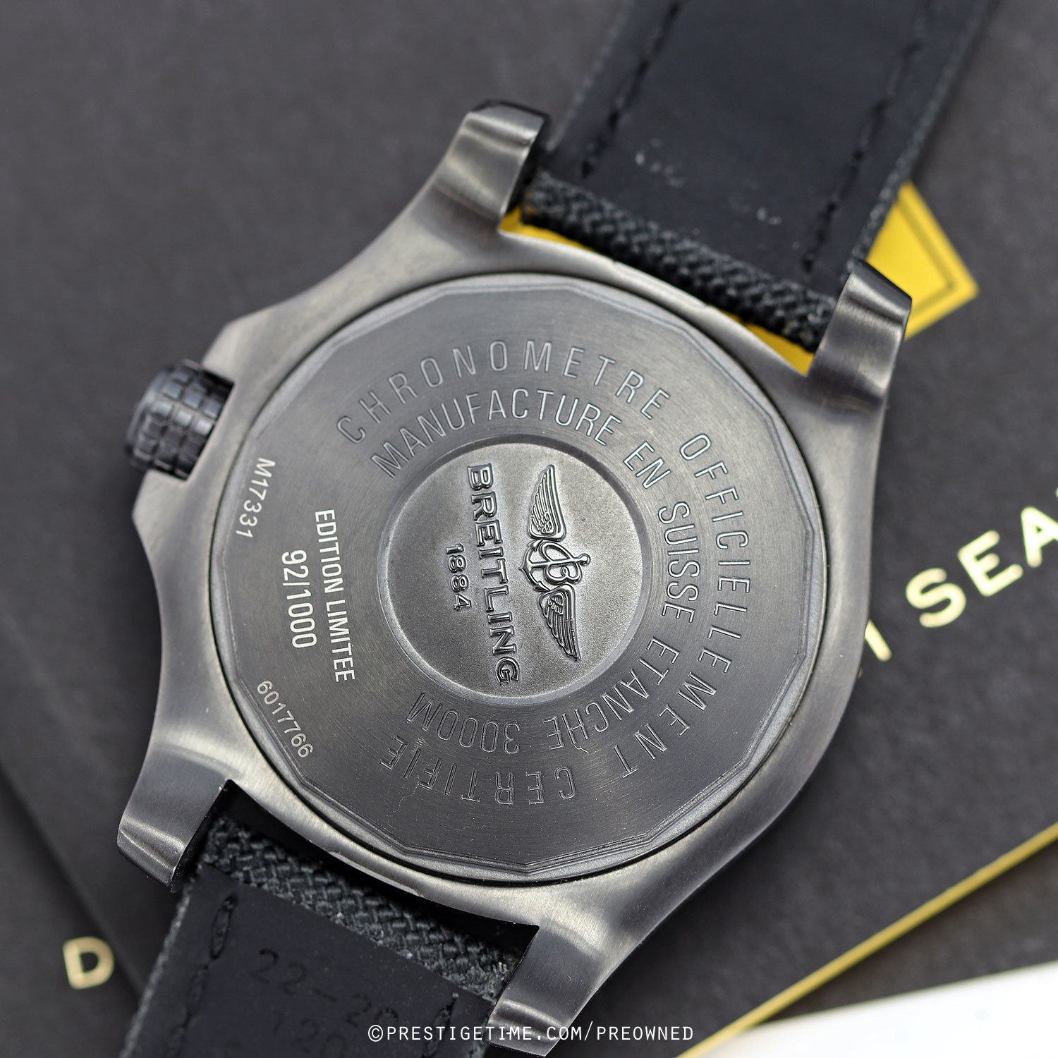 Pre-owned Breitling Avenger II Seawolf Blacksteel Limited m17331e2