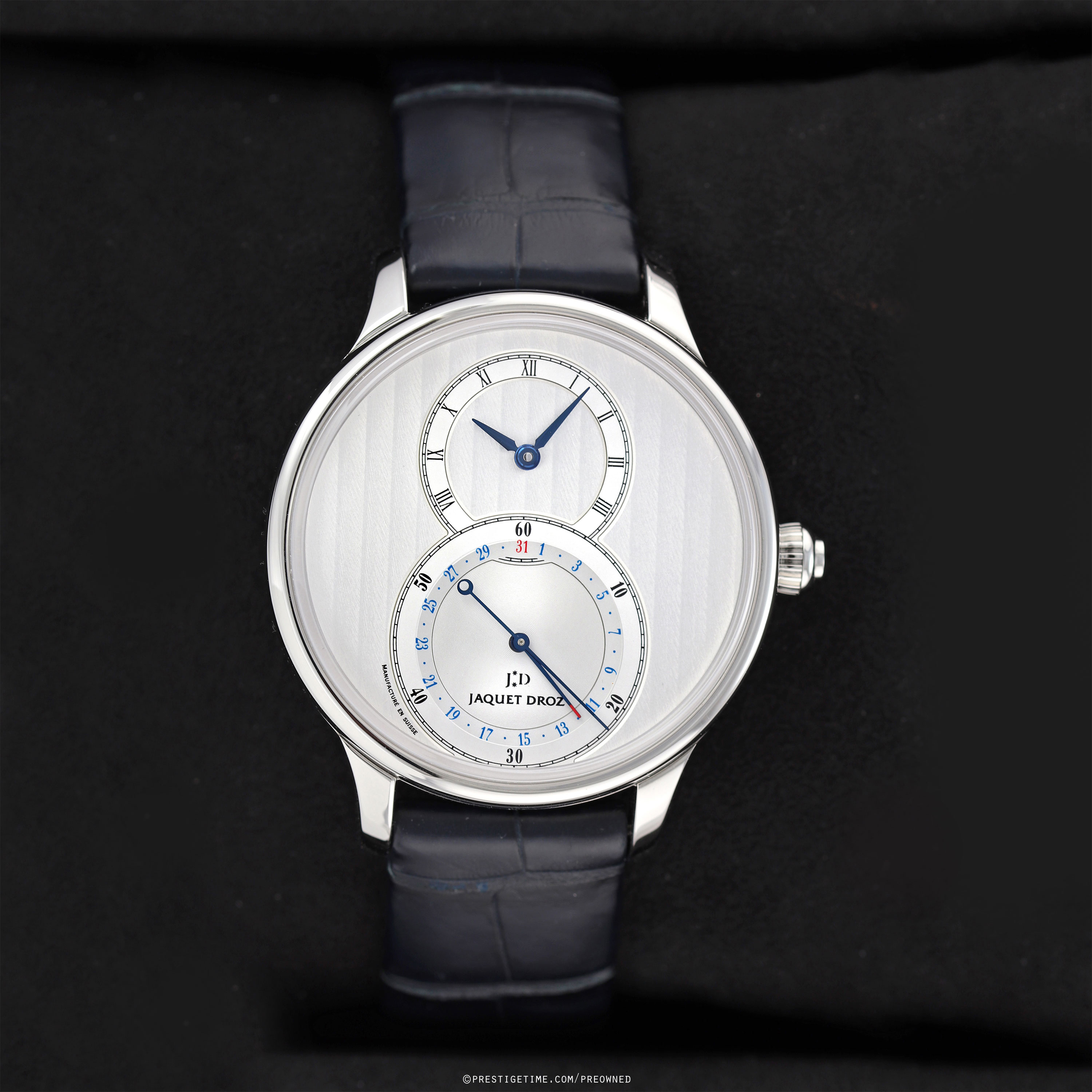 Pre-owned Jaquet Droz Grande Seconde Quantieme 39mm j007010240