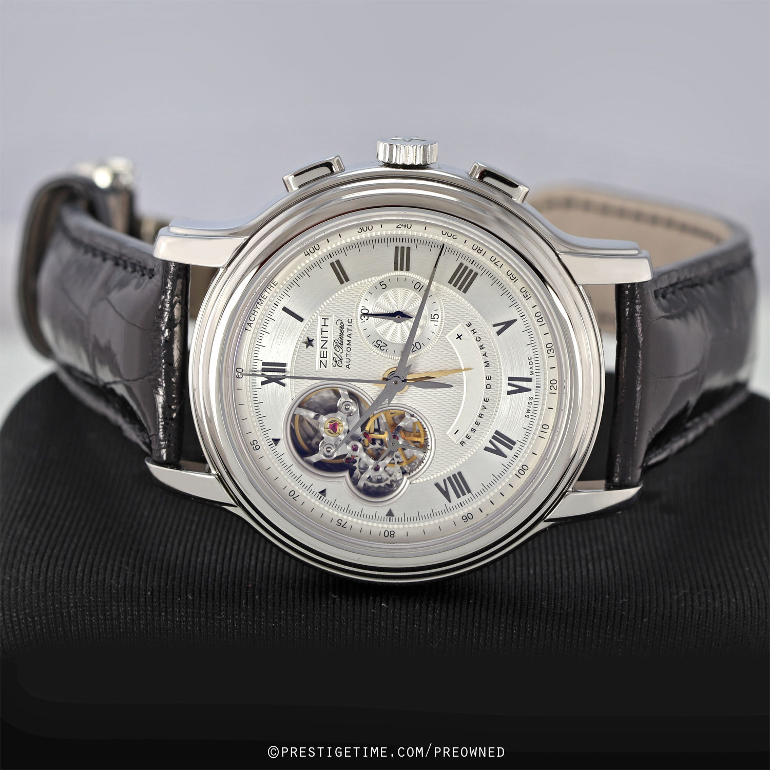 Pre Owned Zenith Chronomaster Xxt Open 03 1260 4021 02 C505