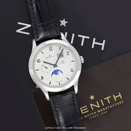 Pre-owned Zenith Class Elite Moonphase Grande Date 03.1125.691/01.c490