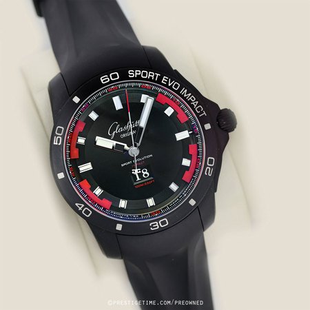 Pre-owned Glashutte Original Sport Evolution Impact Panorama Date 1-39-47-16-16-54
