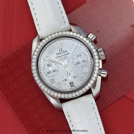 Pre-owned Omega Speedmaster Lady Chronograph 38mm 324.18.38.40.05.001