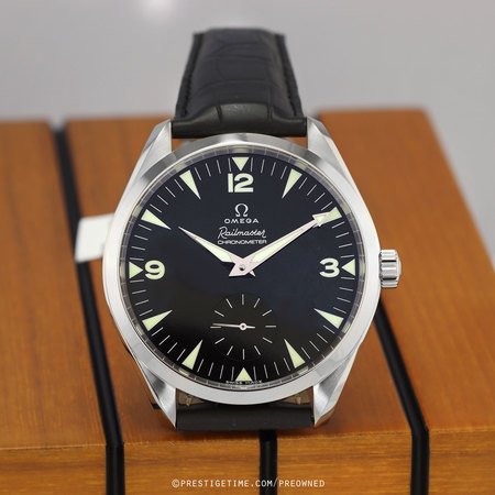 Pre-owned Omega Railmaster XXL Chronometer 49.2mm 221.53.49.10.01.002