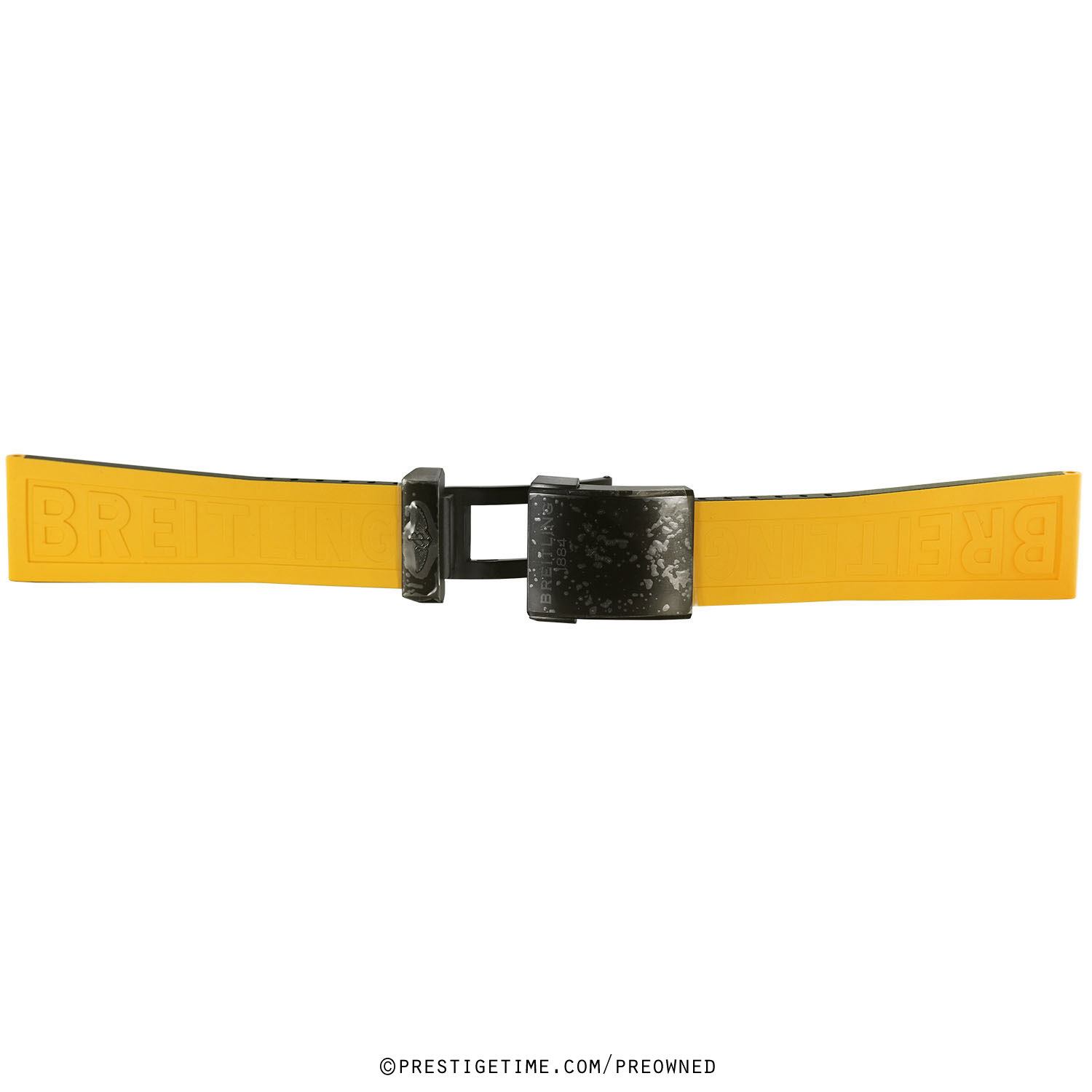 yellow breitling strap