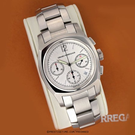 Pre-owned Girard Perregaux Classic Elegance Chronograph 24980-1-11-1041