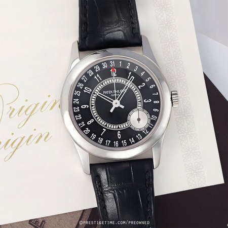 Pre-owned Patek Philippe Calatrava Automatic 6006g-001