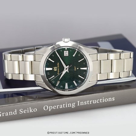 Pre-owned Grand Seiko Heritage  9F Quartz GMT sbgn007