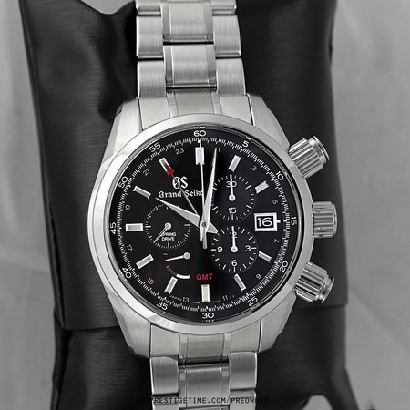 Pre-owned Grand Seiko Sport Automatic Spring Drive Chrono GMT 43.5mm sbgc203