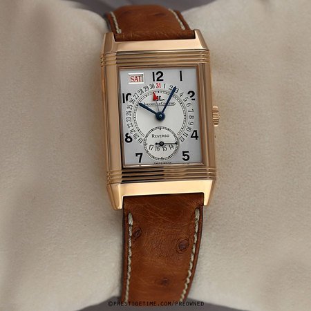 Pre-owned Jaeger LeCoultre Reverso Date 273242A 270.2.36