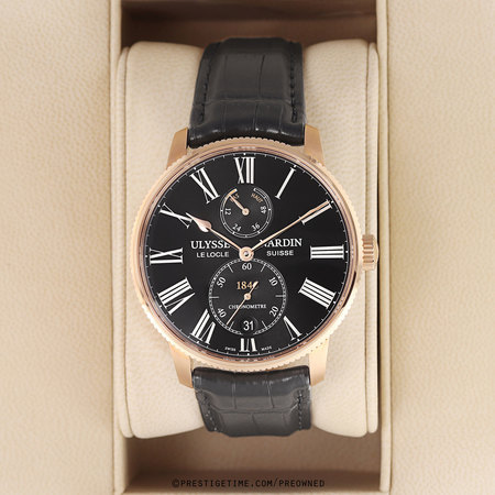 Pre-owned Ulysse Nardin Marine Torpilleur 42mm 1182-310/42
