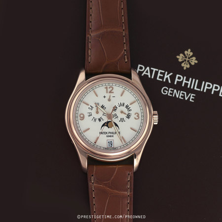 Pre-owned Patek Philippe Annual Calendar Moonphase 5146r-001